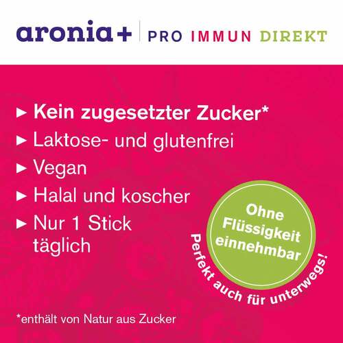 Aronia + Pro Immun direkt Direktgranulat Sticks - 2