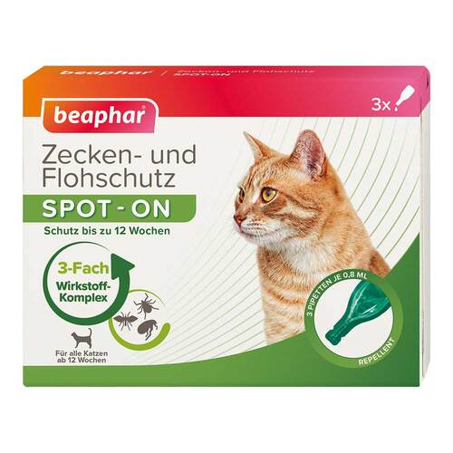 Zecken- und Flohschutz SPOT-ON f&uuml;r Katzen - 1