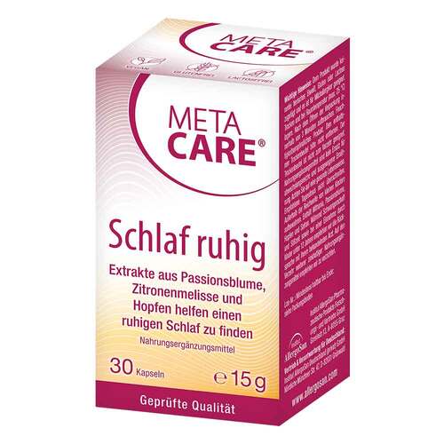 Meta Care Schlaf ruhig Kapseln - 1