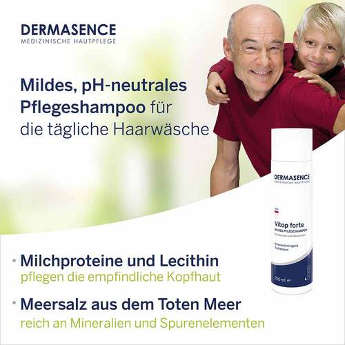 Dermasence Vitop forte mildes Pflegeshampoo - 3