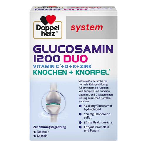 Doppelherz Glucosamin 1200 Duo system Kombipackung - 1