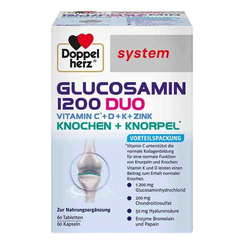 Doppelherz Glucosamin 1200 Duo system Kombipackung - 1