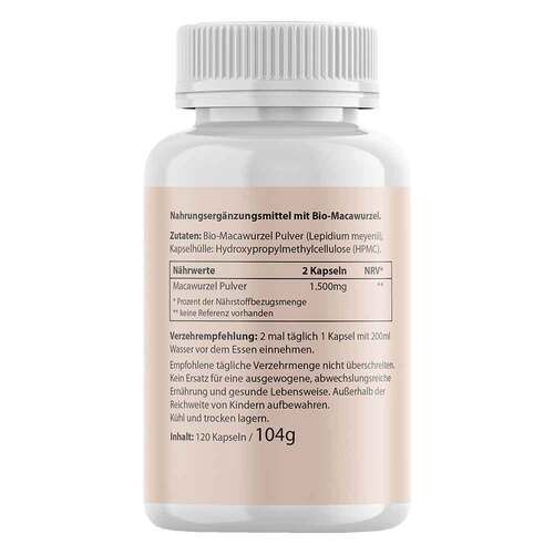 Biotanicals Maca Bio Maca Kapseln - 2