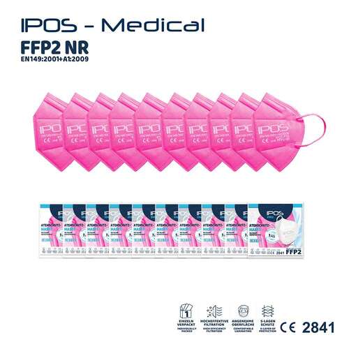 IPOS FFP2-Atemschutzmaske pink - 3