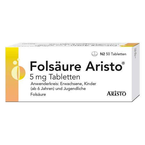 Fols&auml;ure Aristo 5 mg Tabletten - 1