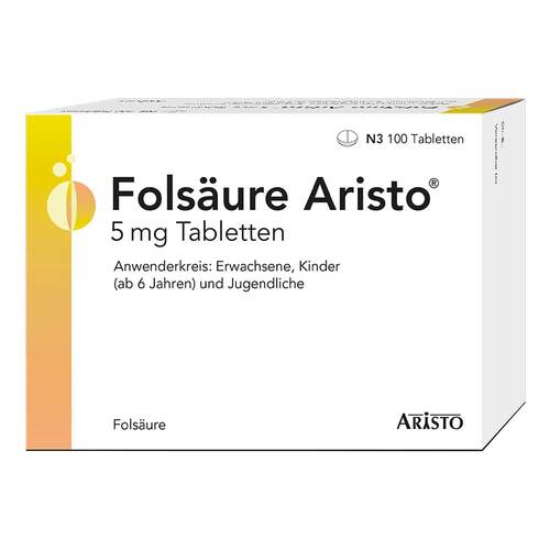 Fols&auml;ure Aristo 5 mg Tabletten - 1