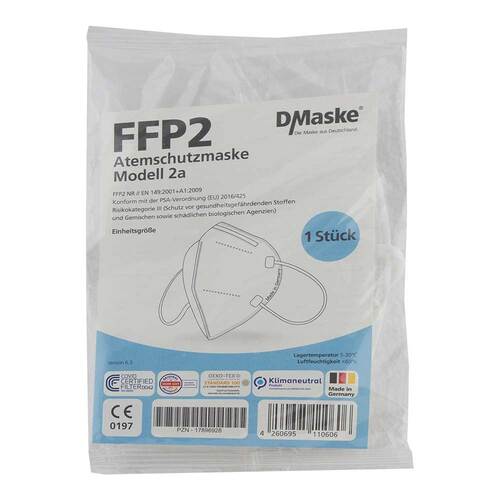 D / Maske FFP2 NR Modell 2a Atemschutzmaske - 1