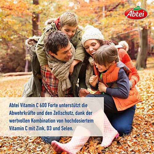 Abtei Vitamin C 600 Forte Tabletten Titandioxidfrei  - 2