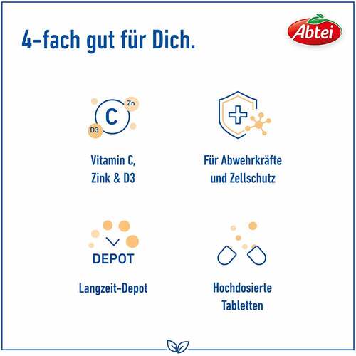 Abtei Vitamin C 600 Forte Tabletten Titandioxidfrei  - 3