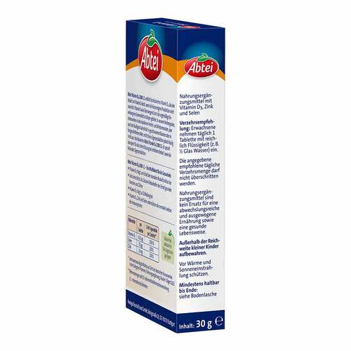 Abtei Vitamin D3 2500 I.E. Tabletten Titandioxidfr - 4