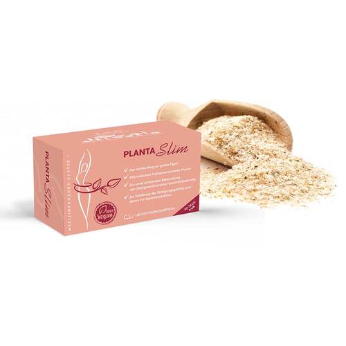 Planta Slim 99% ind.FlohsamenschalenPulver Kapseln vegan - 3
