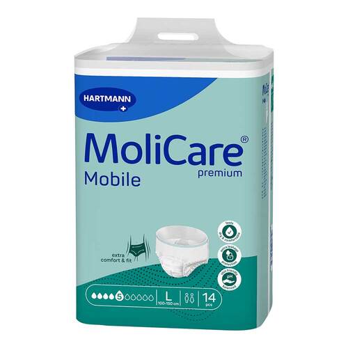 Molicare Premium Mobile 5 Tropfen Gr&ouml;&szlig;e L - 1