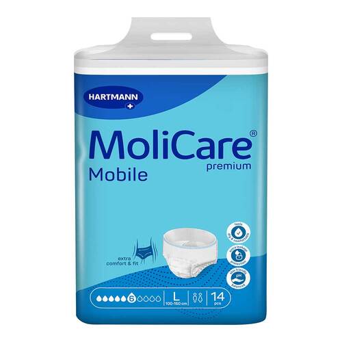 Molicare Premium Mobile 6 Tropfen Gr&ouml;&szlig;e L - 1