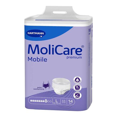 Molicare Premium Mobile 8 Tropfen Gr&ouml;&szlig;e L - 1