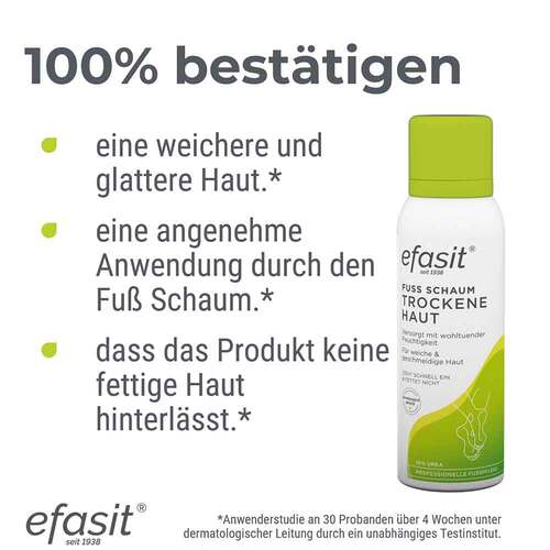 Efasit Fu&szlig; Schaum trockene Haut - 3