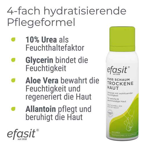 Efasit Fu&szlig; Schaum trockene Haut - 4