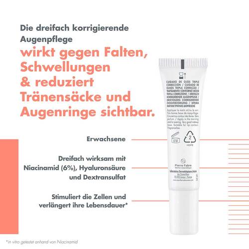Avene Hyaluron Activ B3 dreifach korrigierende Augenpflege - 6
