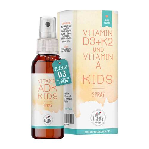 Little Wow Vitamin Adk Kids D3 K2 A Kind.veg.Spray - 1