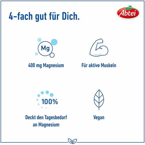 Abtei Magnesium 400 hochdosiert Tabletten - 3