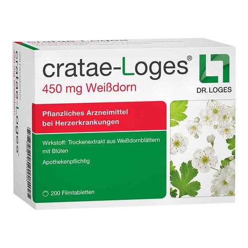 cratae-Loges 450 mg Wei&szlig;dorn Filmtabletten - 1