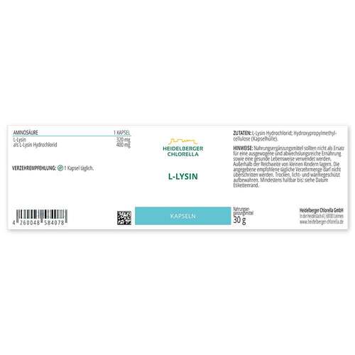 L-Lysin Kapseln - 2