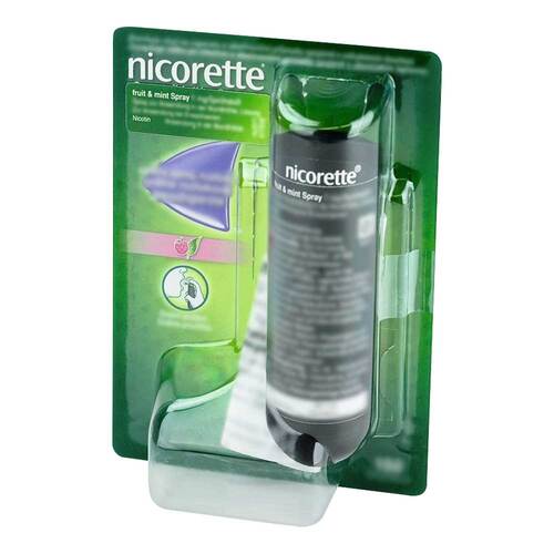 nicorette® fruit &amp; mint Spray mit Nikotin - 1