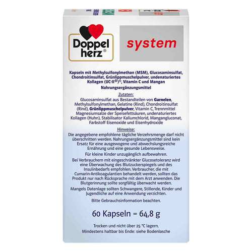 Doppelherz MSM Glucosamin system Kapseln - 4