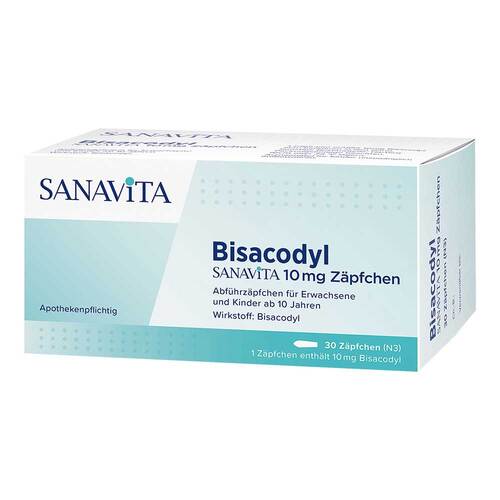 Bisacodyl Sanavita 10 mg Z&auml;pfchen - 1