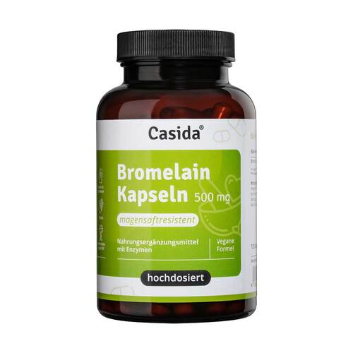 Bromelain 500 mg hochdosiert magensaftresistent Kapseln  - 1