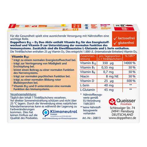 Doppelherz B12 + D3 Duo Aktiv Trinkampullen - 2