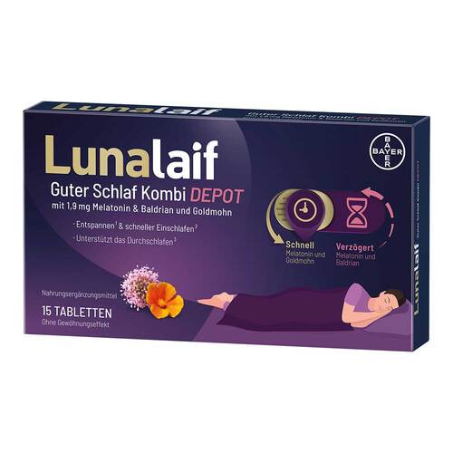 Lunalaif Guter Schlaf Kombi Depot Tabletten - 2