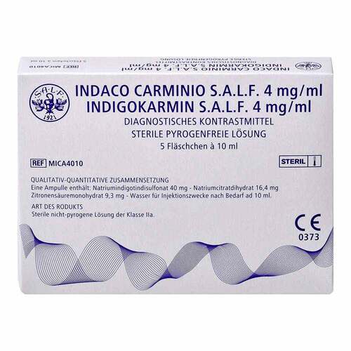 Indigokarmin 4 mg / ml diagnostisches Kontrastm.L&ouml;sung  - 1