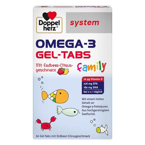 Doppelherz Omega-3 Gel-Tabs family Erdb.Cit.system - 1