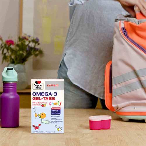 Doppelherz Omega-3 Gel-Tabs family Erdbeer Citrus system - 2
