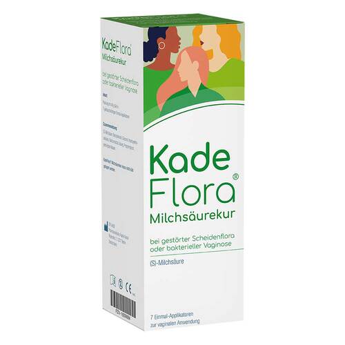 Kadeflora Milchs&auml;urekur Einmal-Applikator vaginale Anwendung - 1