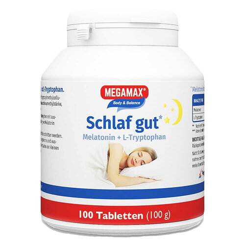 Schlaf Gut Melatonin + L-Tryptophan Tabletten - 1