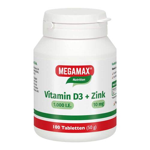 Vitamin D3 1.000 I.E. + Zink 10 mg Tabletten - 1