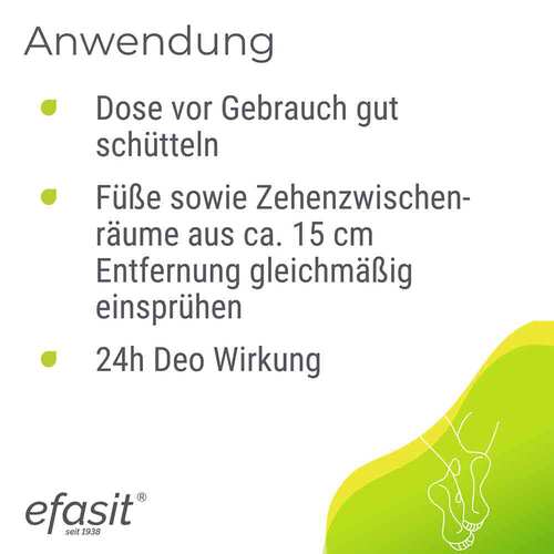 efasit® Fu&szlig; Deo Spray - 2