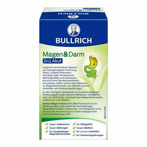 Bullrich Magen &amp; Darm 2in1 Akut Pulversticks - 2