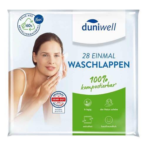 Duniwell Einmal Waschlappen Tissue 6lagig - 1