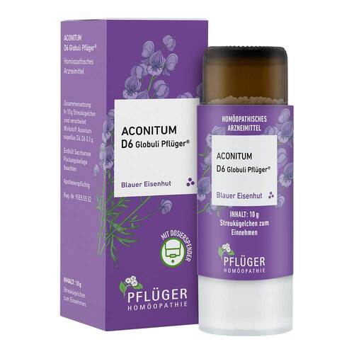 Aconitum D6 Globuli Pfl&uuml;ger Dosierspender - 1