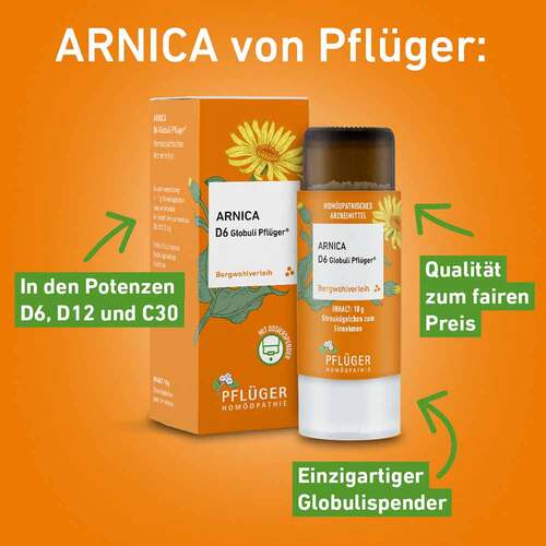 Arnica D6 Globuli Pfl&uuml;ger Dosierspender - 3