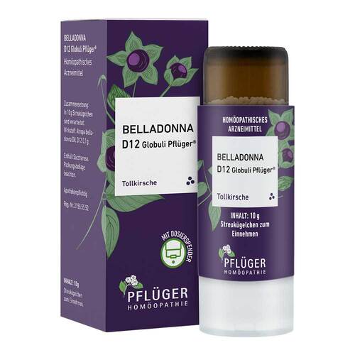 Belladonna D12 Globuli Pfl&uuml;ger Dosierspender - 1