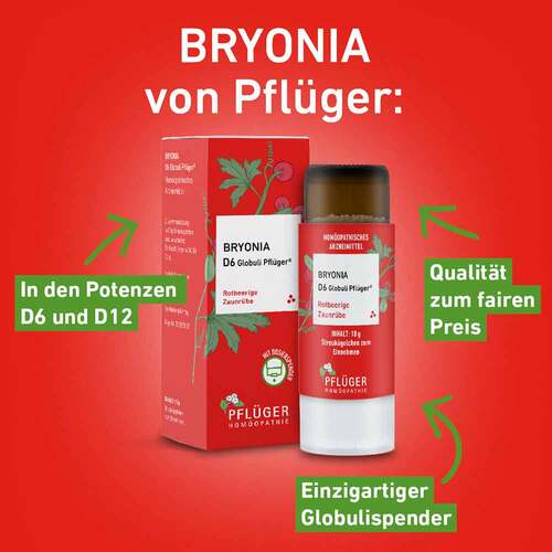 Bryonia D12 Globuli Pfl&uuml;ger Dosierspender - 3
