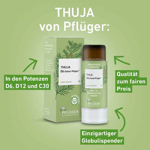 Thuja D12 Globuli Pfl&uuml;ger Dosierspender - 3