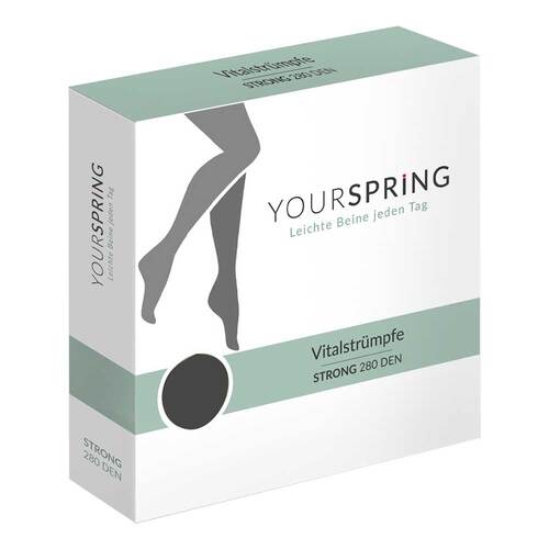 Yourspring strong blickdicht 280den AD 40 / 41 schwarz  - 1