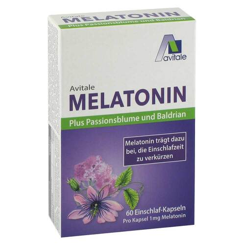 Melatonin + Passionsblume + Baldrian Kapseln - 1