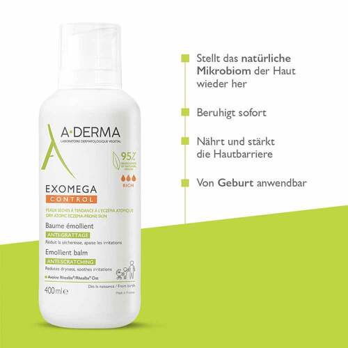 A-Derma Exomega Control Balsam + Spray Promo-Kit - 3