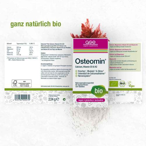 Osteomin Bio Calcium Vitamin D3 &amp; K2 Tabletten - 2