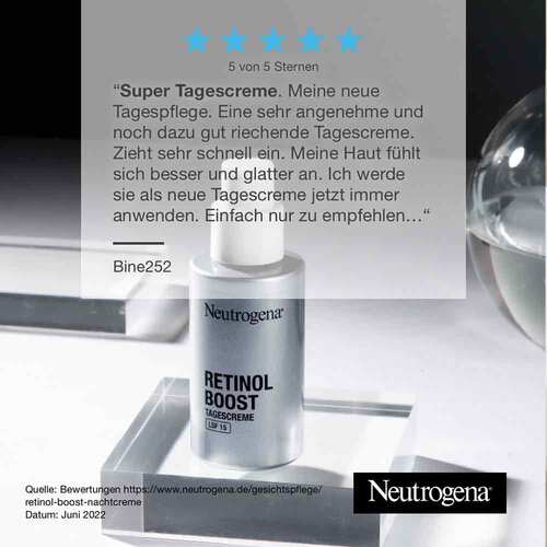 Neutrogena Anti-Age Retinol Boost Tagescreme LSF 15 - 7